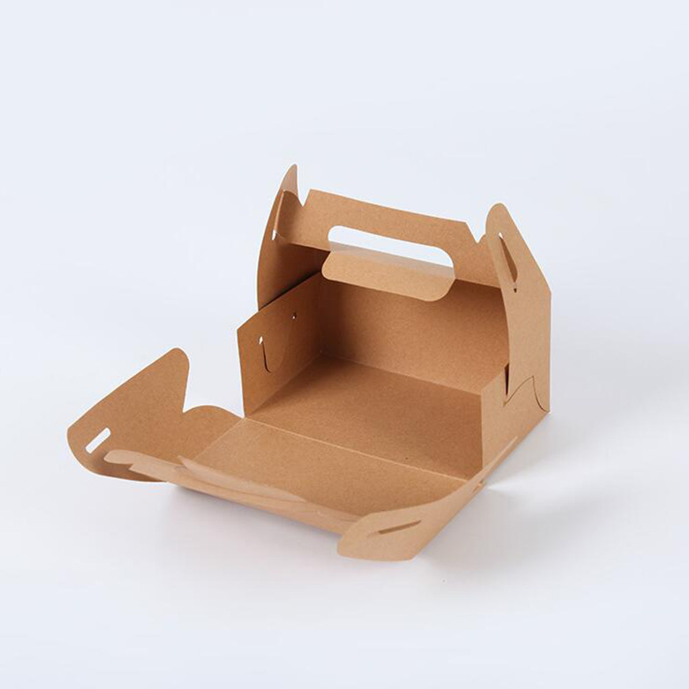 Wedding Cake Supply - 10Pcs Kraft Paper Cake Box 16.2x9x8cm