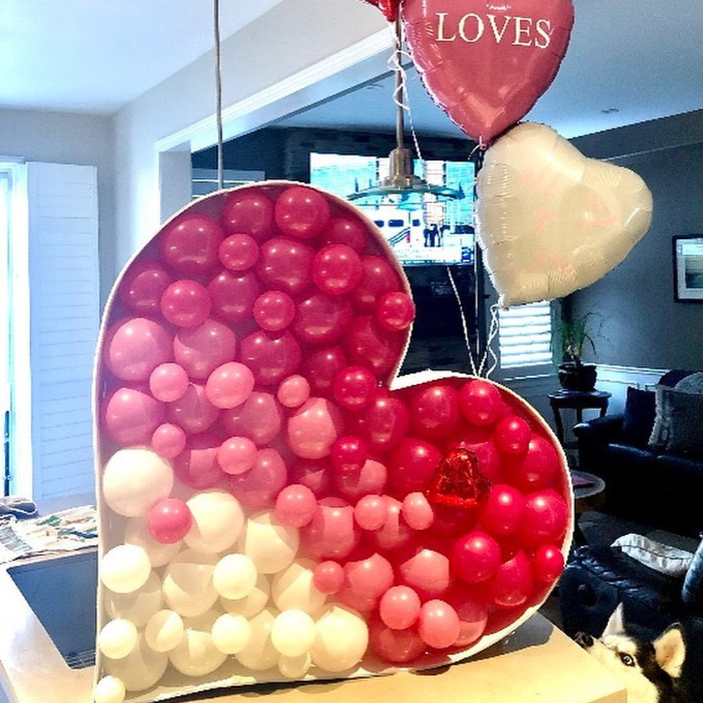 Big Love Heart Mosaic DIY Gian – Confetti Balloon Set recenzja i cena