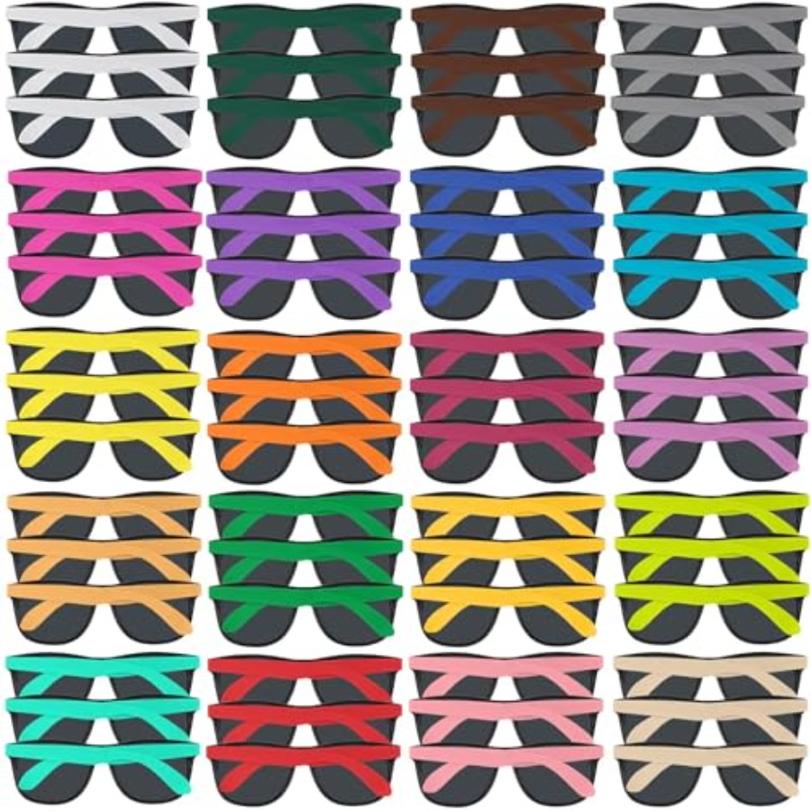 100 Pack Neon Color Sunglasses – Wedding Supply Bulk recenzja i cena