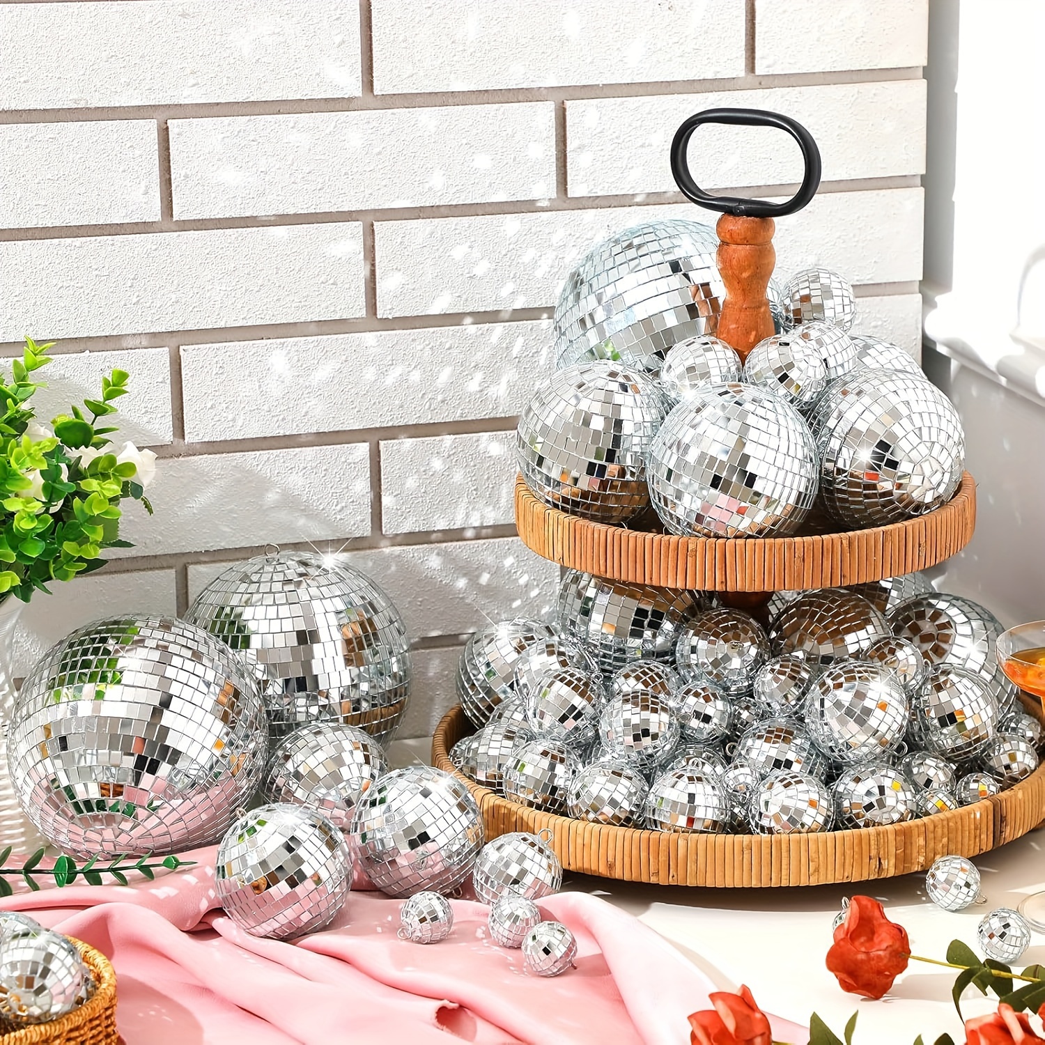 74pcs Disco Ball, Christmas De – Wedding Cake Supply recenzja i cena