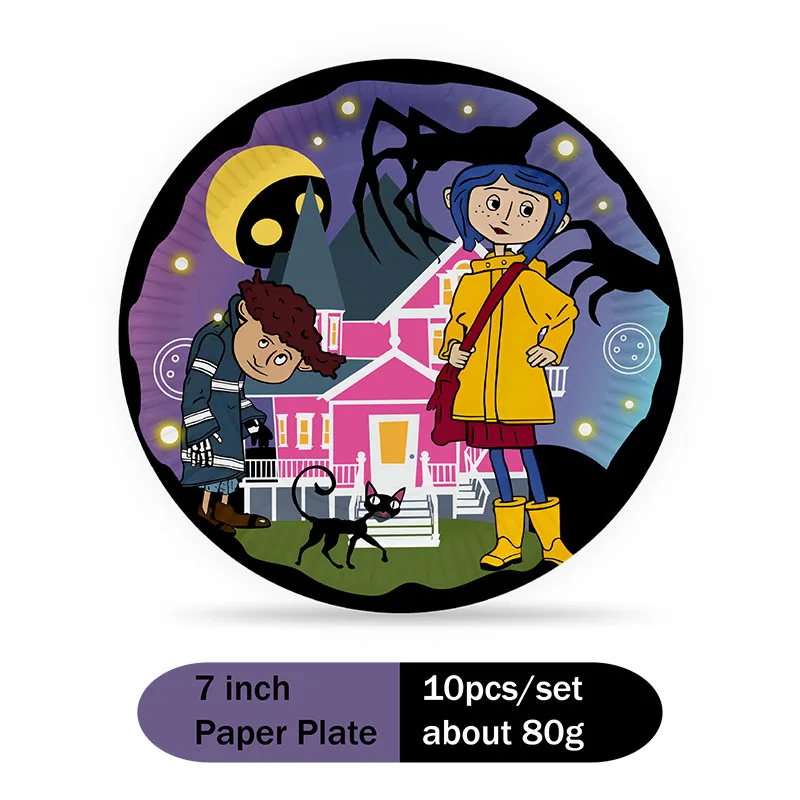 Coraline Cartoon Movie Theme S – Confetti Balloon Set recenzja i cena