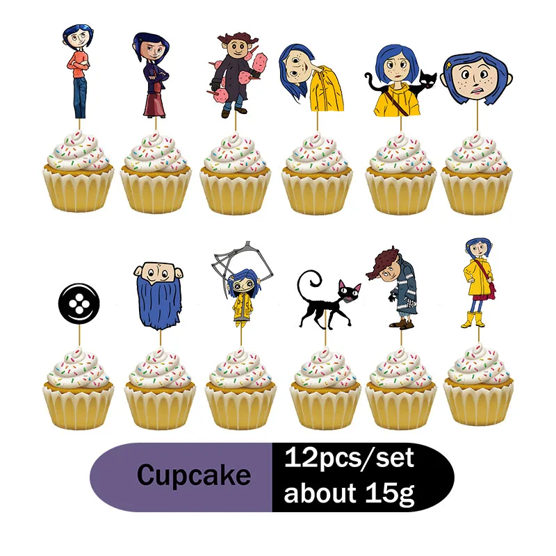 Coraline Cartoon Movie Theme S – Confetti Balloon Set recenzja i cena
