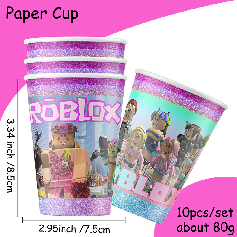 Roblox Girl Decorations for Pu – Confetti Balloon Set recenzja i cena