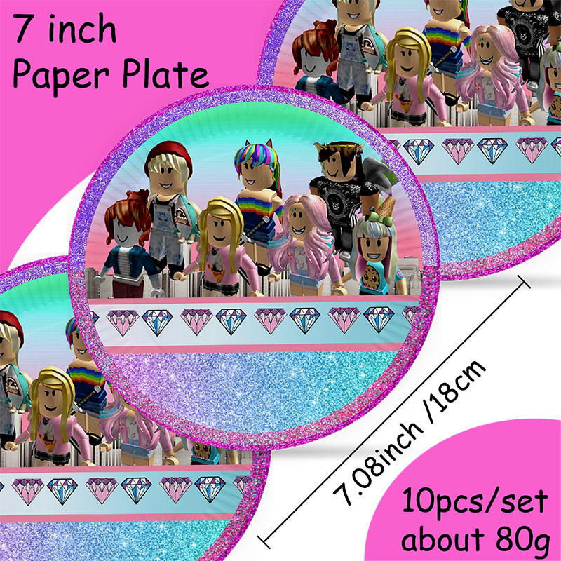 Roblox Girl Decorations for Pu – Confetti Balloon Set recenzja i cena