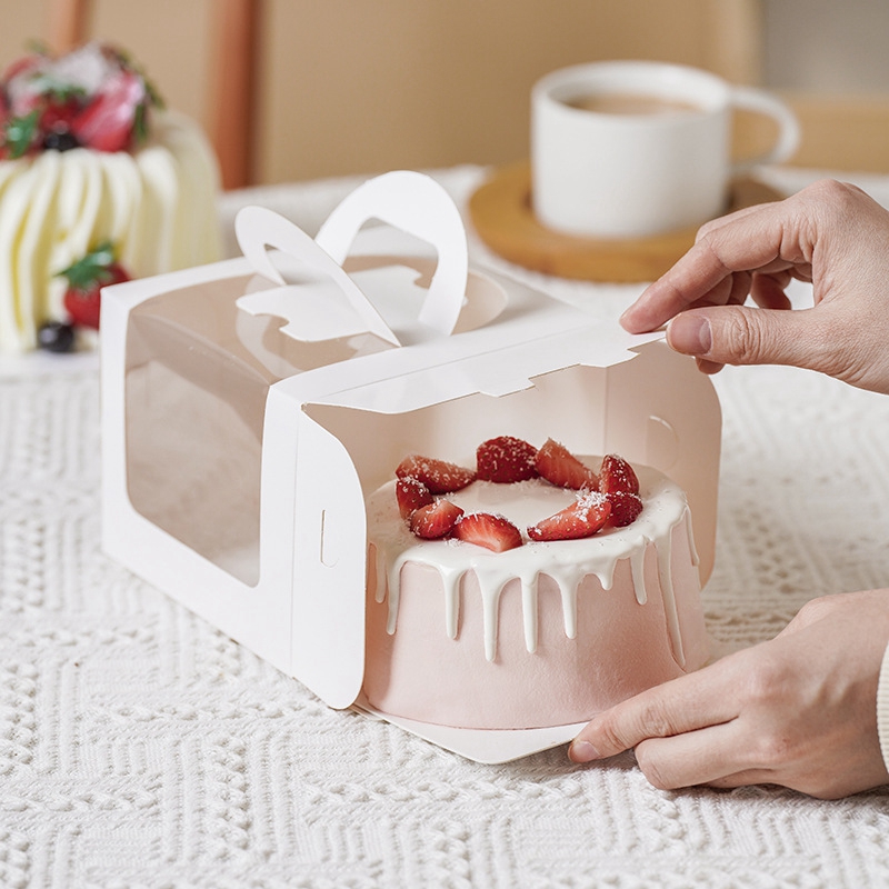 10Pcs Cake Box with Clear Wind – Wedding Cake Supply recenzja i cena