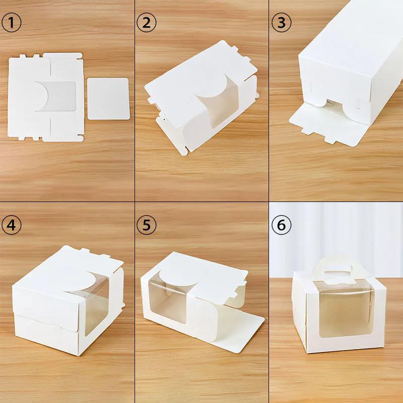 10Pcs Cake Box with Clear Wind – Wedding Cake Supply recenzja i cena