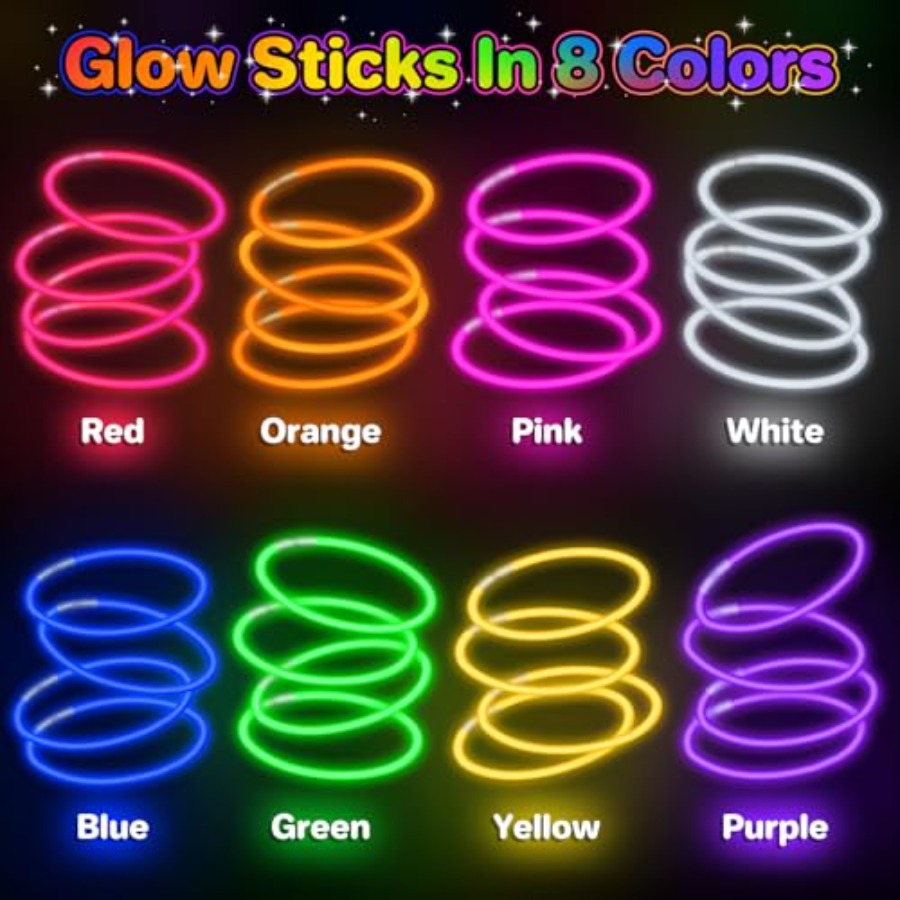 400Pcs Glow Sticks Bulk Party  – Wedding Supply Bulk recenzja i cena