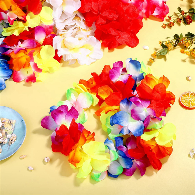 ABLN-6Pcs Hawaiian Leis Neckla – Wedding Supply Bulk recenzja i cena