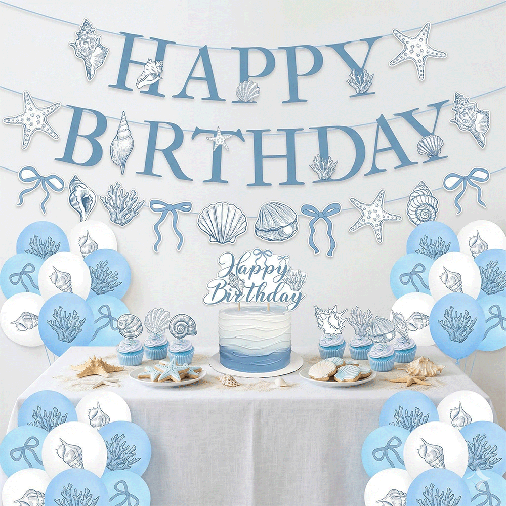 Elegant Ocean Mermaid Birthday – Confetti Balloon Set recenzja i cena