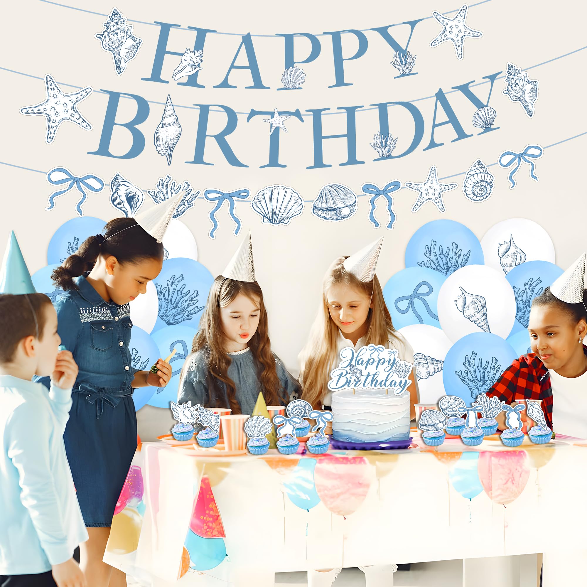 Elegant Ocean Mermaid Birthday – Confetti Balloon Set recenzja i cena