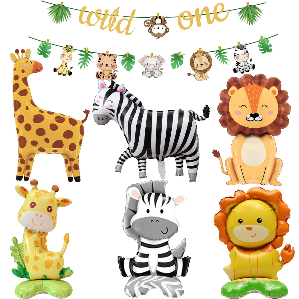 Jungle Animals Party Banner De – Confetti Balloon Set recenzja i cena