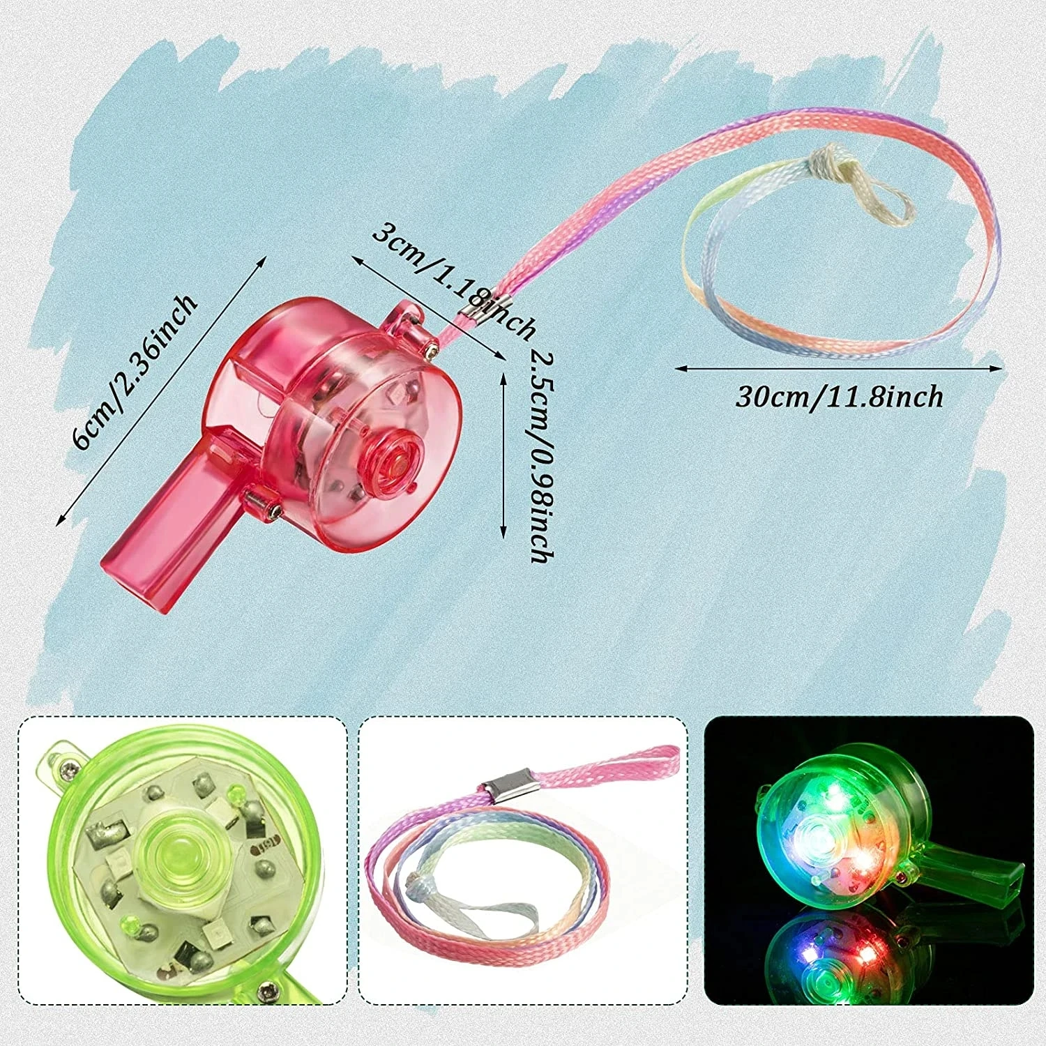 LED Light Up Whistle Glow Whis – Wedding Supply Bulk recenzja i cena