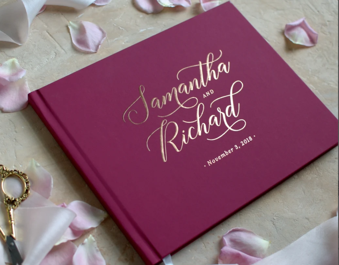 Custom Wedding Guest Book Pers – Personalized Guest Book recenzja i cena