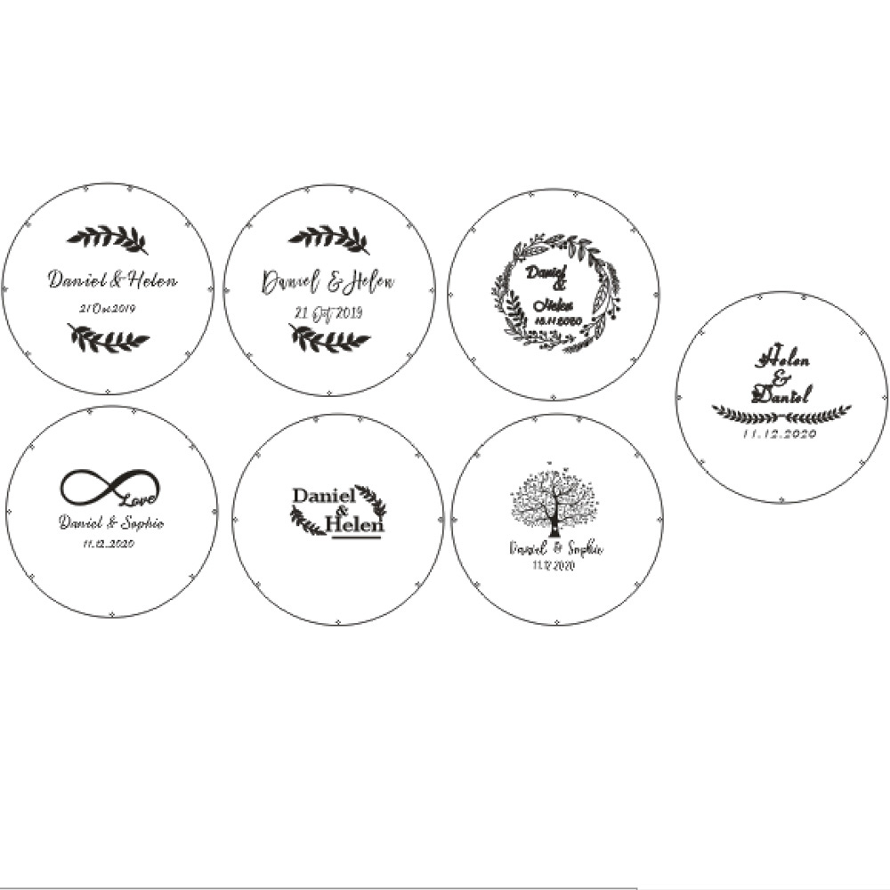 Personalized Acrylic round wed – Personalized Guest Book recenzja i cena