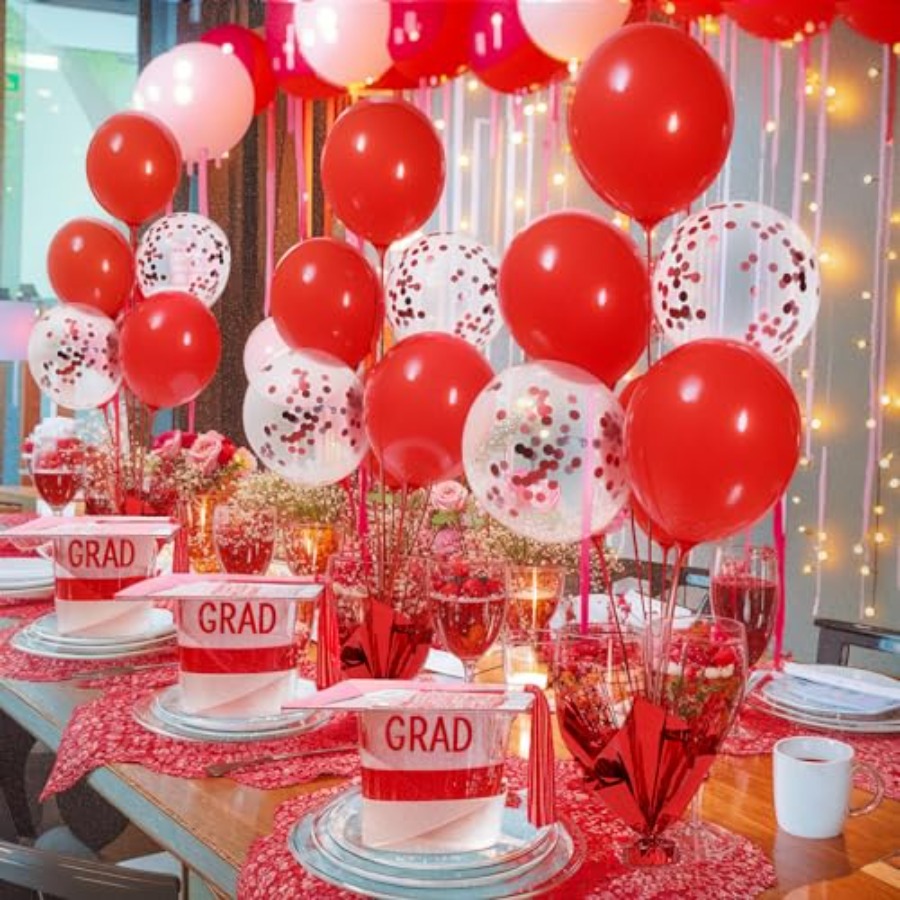 6 Set Christmas Table Balloons – Confetti Balloon Set recenzja i cena