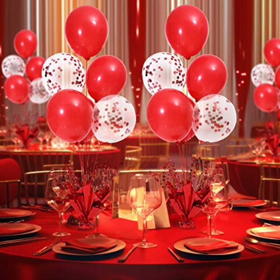 6 Set Christmas Table Balloons – Confetti Balloon Set recenzja i cena