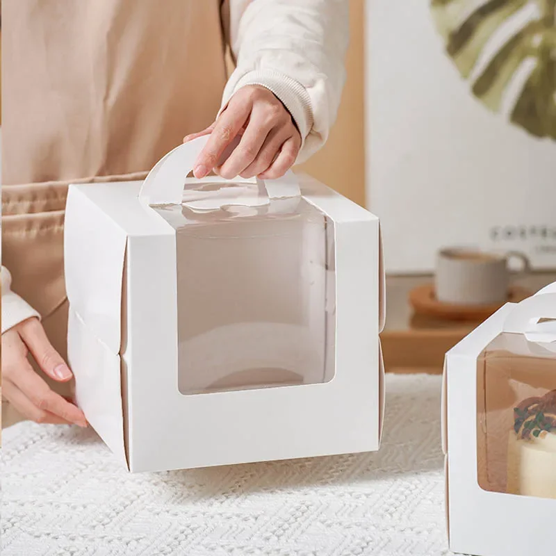 10pcs White Cake Box with Hand – Wedding Cake Supply recenzja i cena