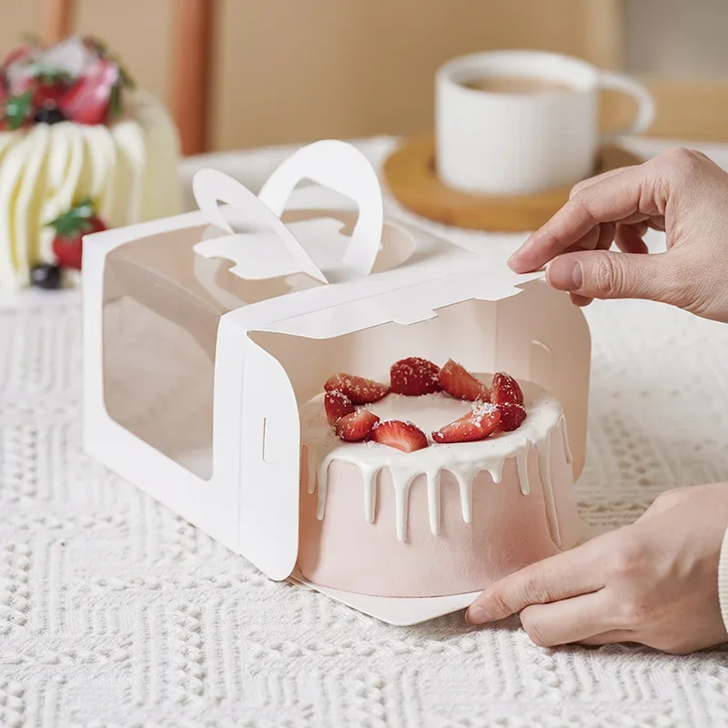 10pcs White Cake Box with Hand – Wedding Cake Supply recenzja i cena