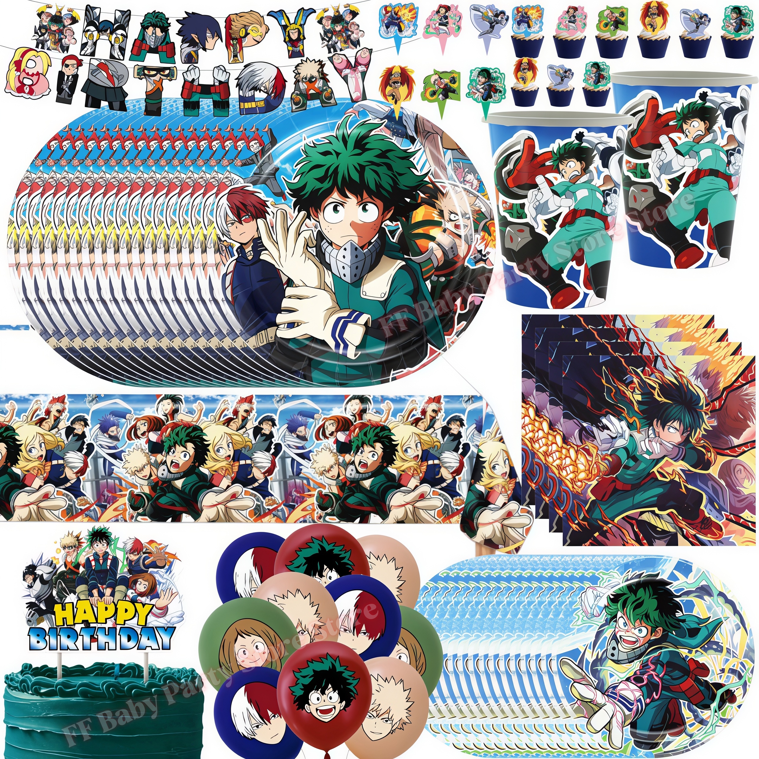 My Heroed Academia Birthday Pa – Confetti Balloon Set recenzja i cena