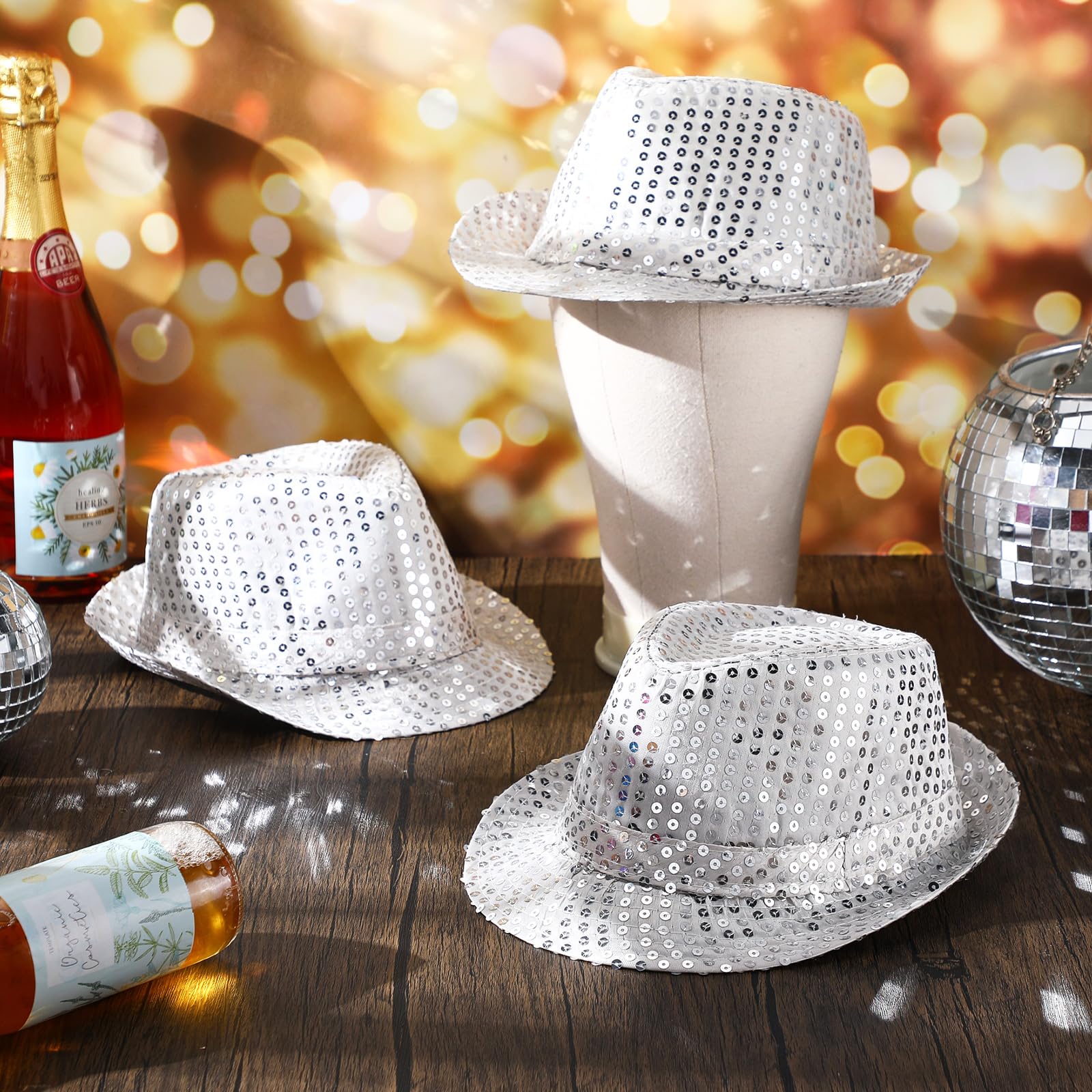 12-36Pcs Sequin Hats Bulk Glit – Wedding Supply Bulk recenzja i cena