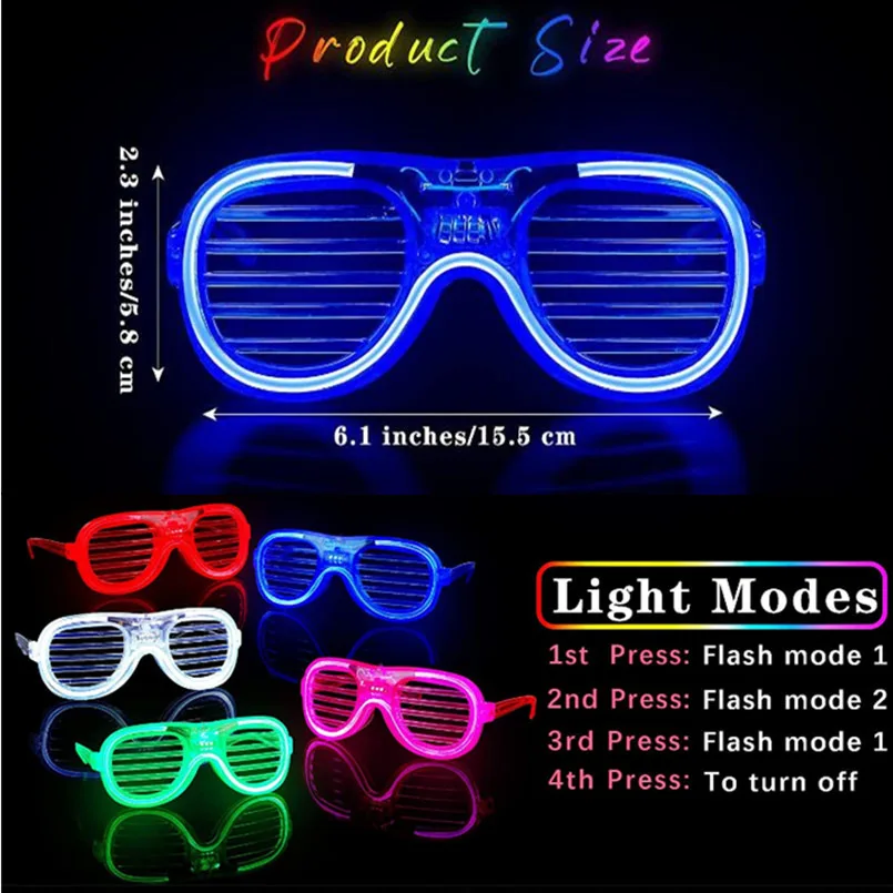 10-30Pcs Light Up LED Glasses  – Wedding Supply Bulk recenzja i cena