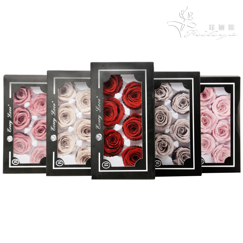 6pcs Eternal Rose Flower Heads – Wedding Supply Bulk recenzja i cena