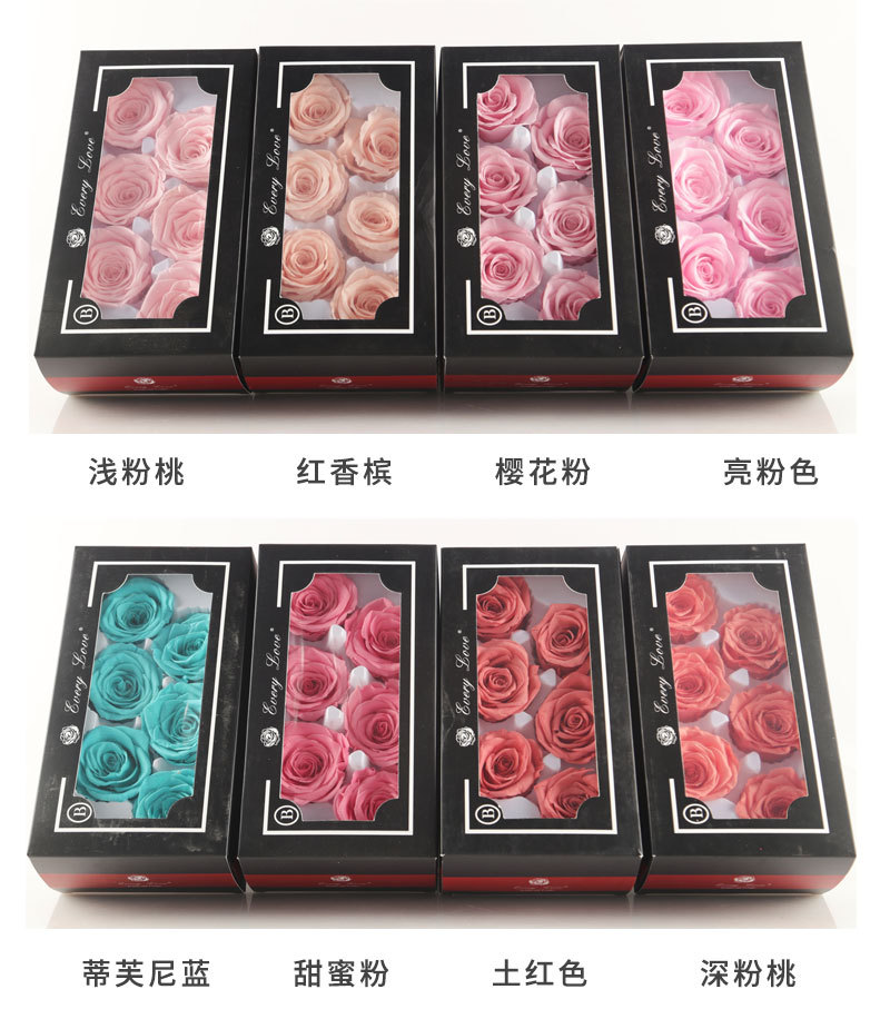 6pcs Eternal Rose Flower Heads – Wedding Supply Bulk recenzja i cena