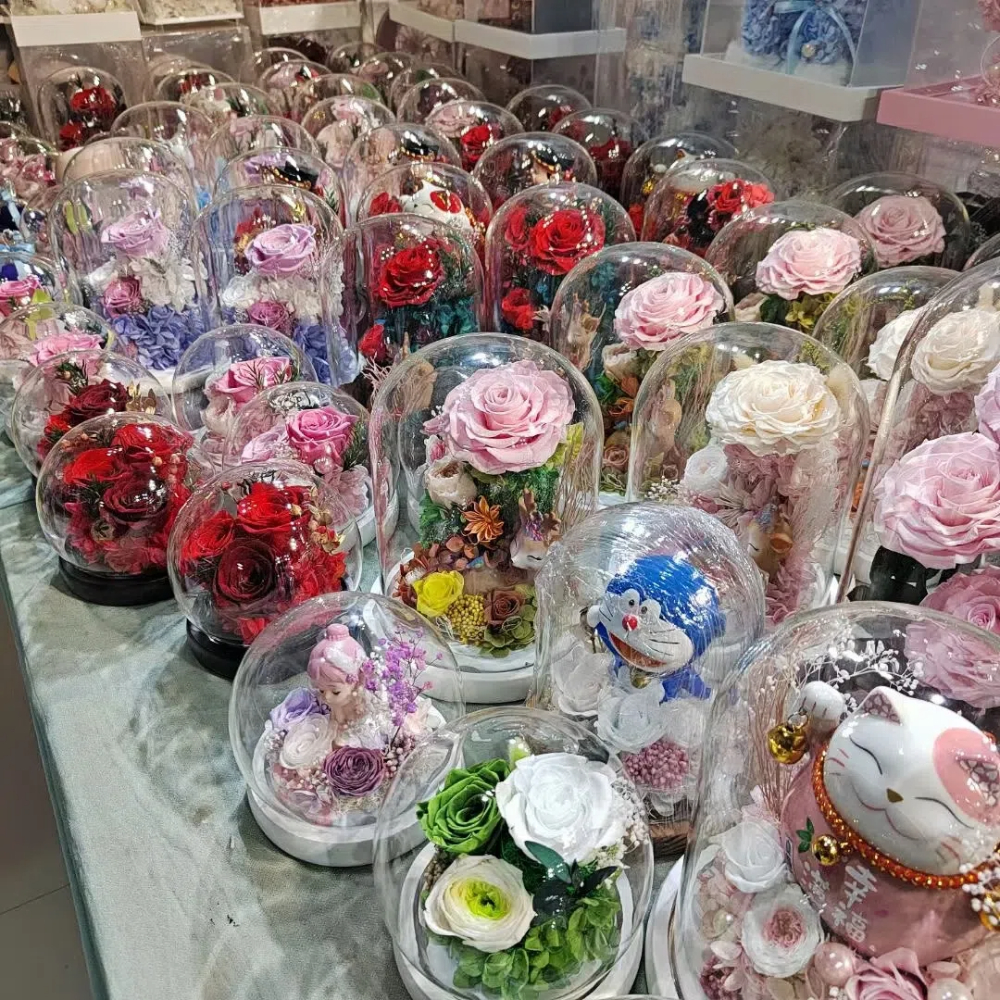6pcs Eternal Rose Flower Heads – Wedding Supply Bulk recenzja i cena