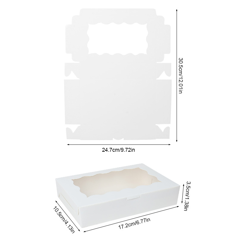 5/10/20pcs Cake Bakery Box Wit – Wedding Cake Supply recenzja i cena