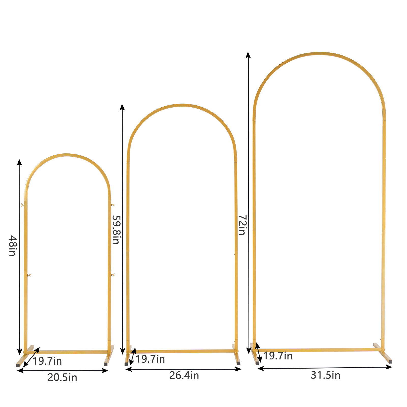 Golden metal balloon arch brac – Confetti Balloon Set recenzja i cena