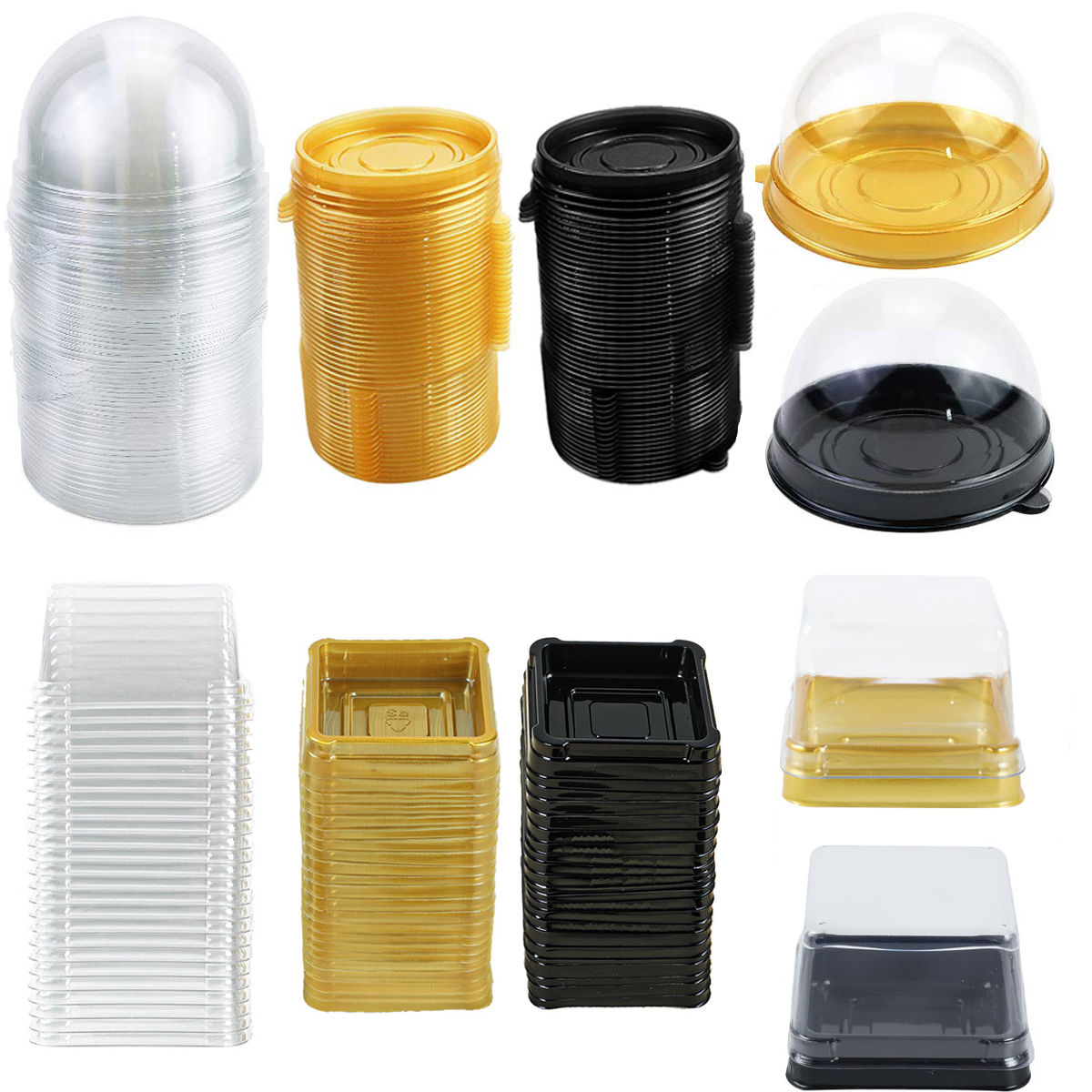 Transparent Cake Dessert Box C – Wedding Cake Supply recenzja i cena