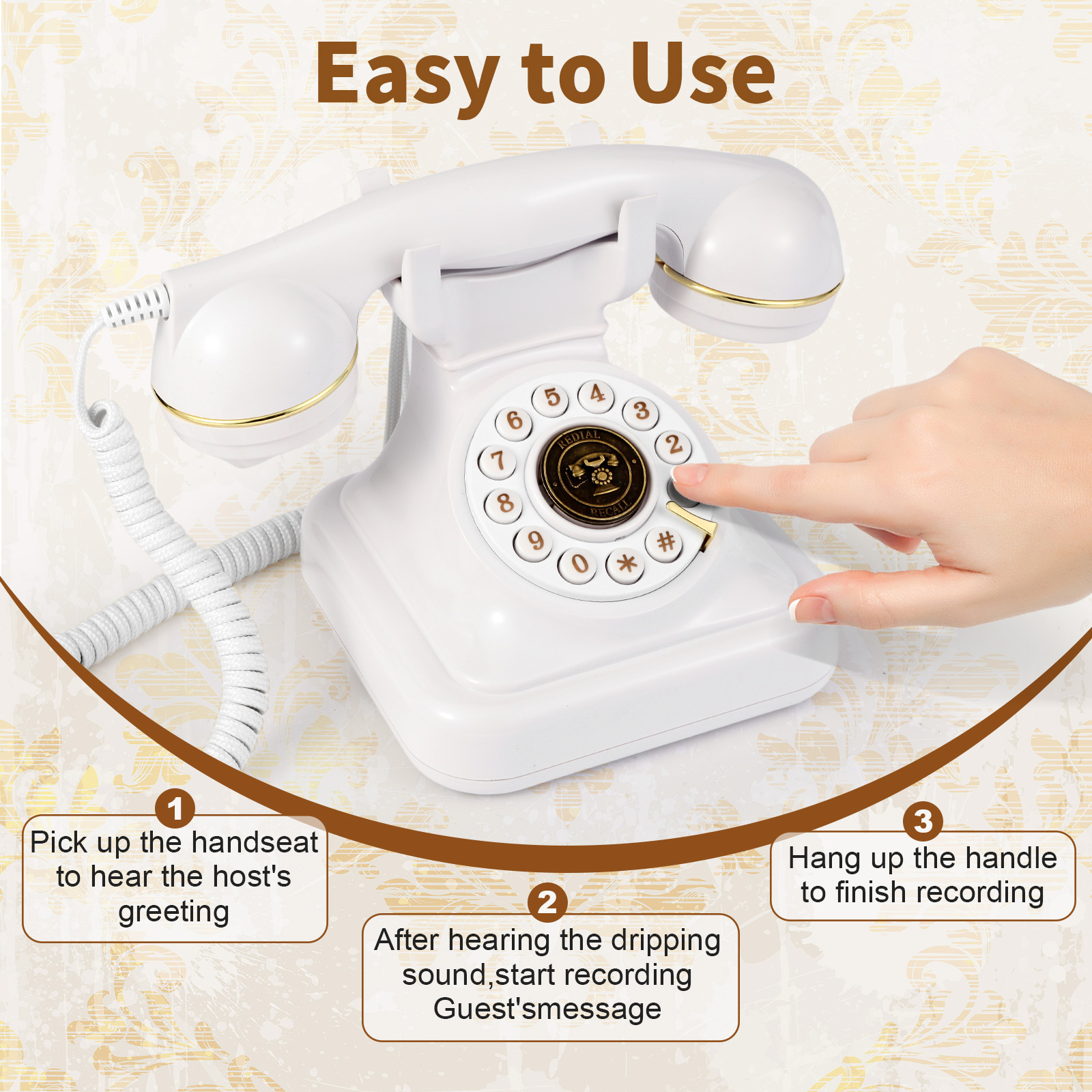 Audio message book phone weddi – Personalized Guest Book recenzja i cena