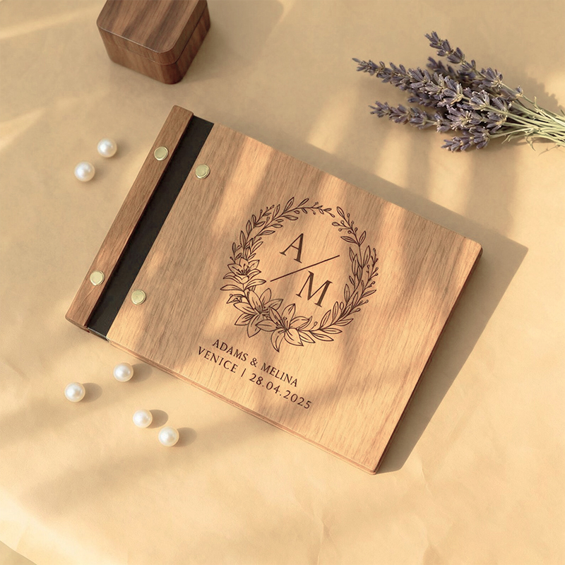Personalized Wooden Wedding Gu – Personalized Guest Book recenzja i cena