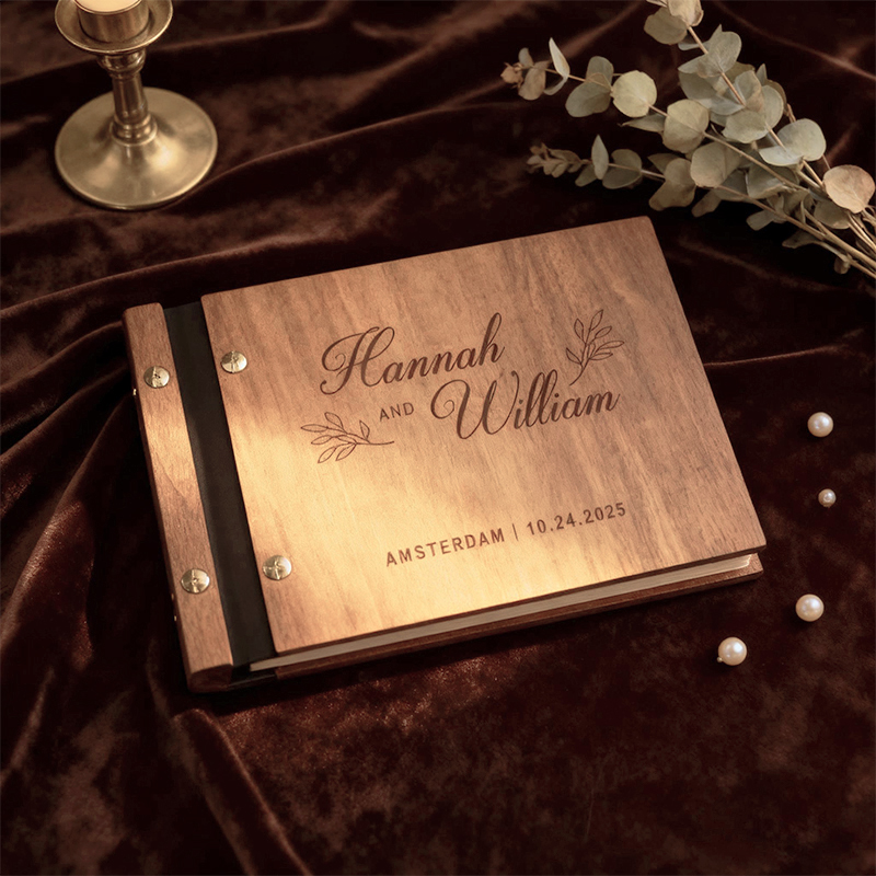 Personalized Wooden Wedding Gu – Personalized Guest Book recenzja i cena