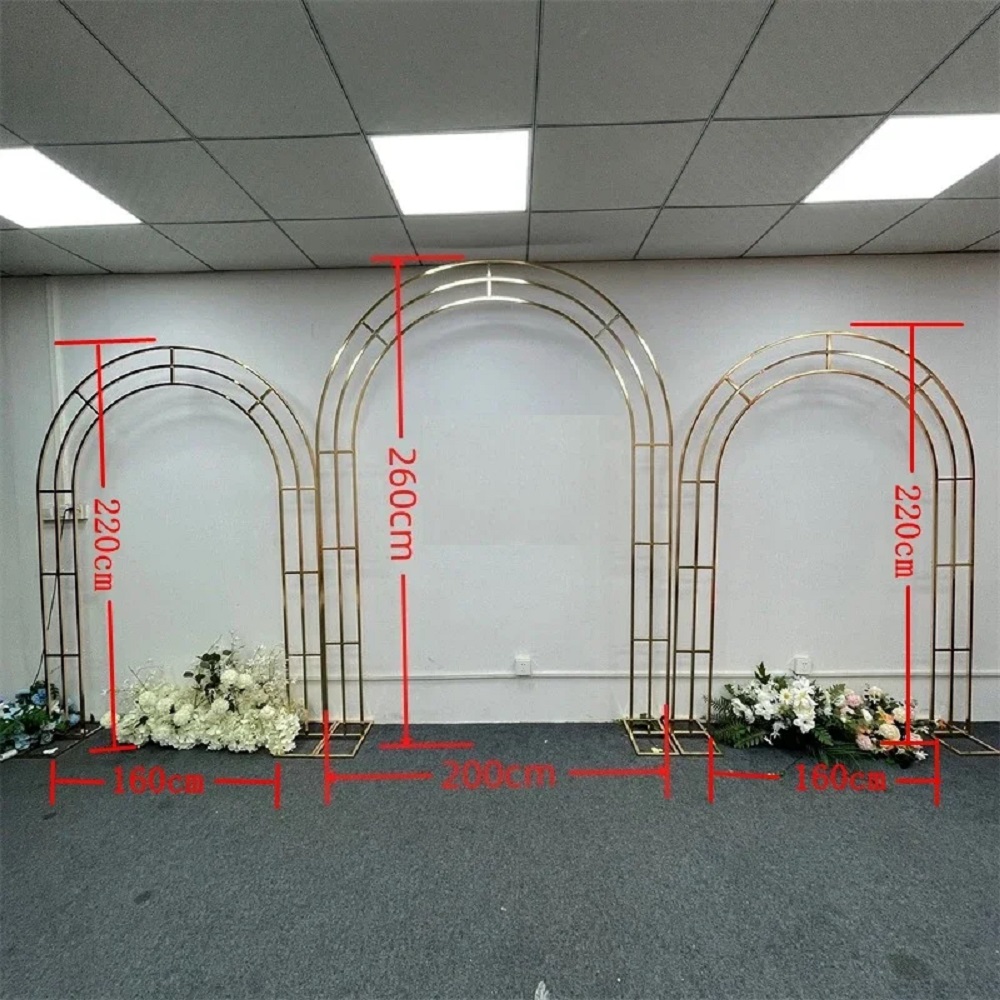 Metallic Gold Wedding Arch Sta – Wedding Party Supply Store recenzja i cena
