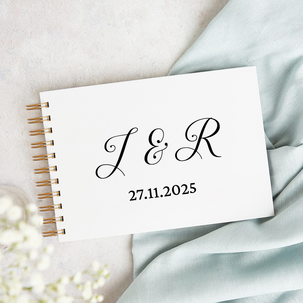 Custom Wedding Guestbook Simpl – Personalized Guest Book recenzja i cena
