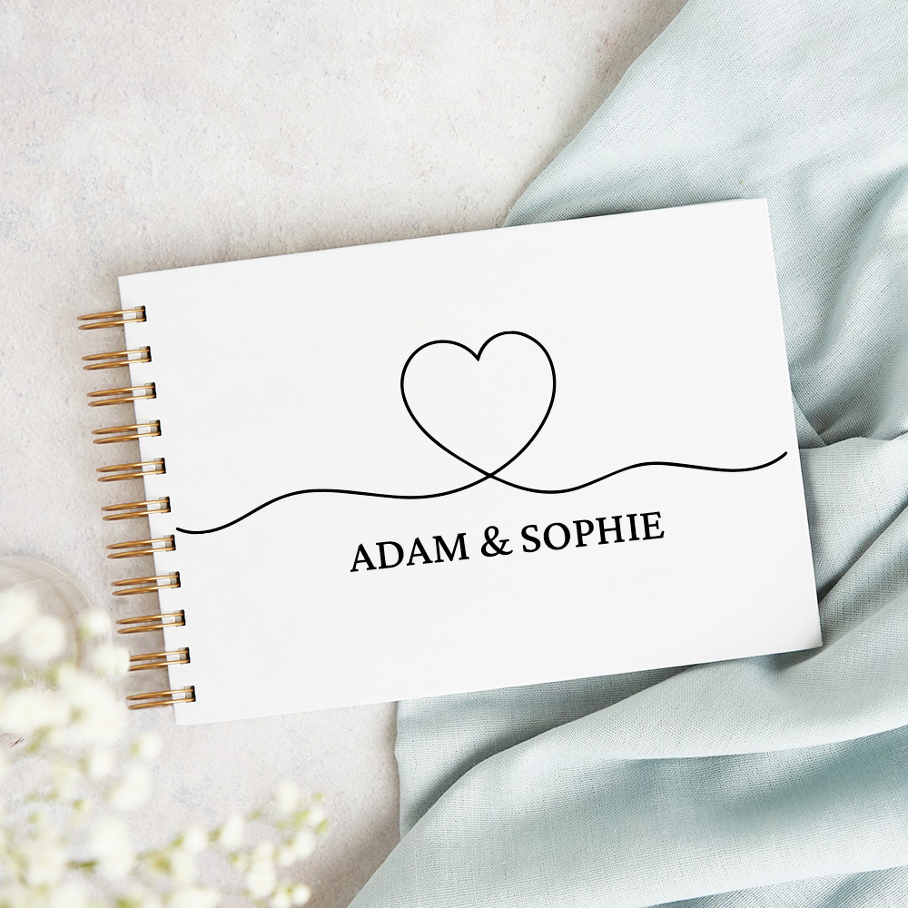 Custom Wedding Guestbook Simpl – Personalized Guest Book recenzja i cena