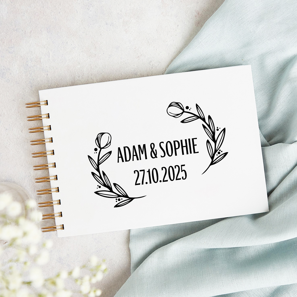 Custom Wedding Guestbook Simpl – Personalized Guest Book recenzja i cena