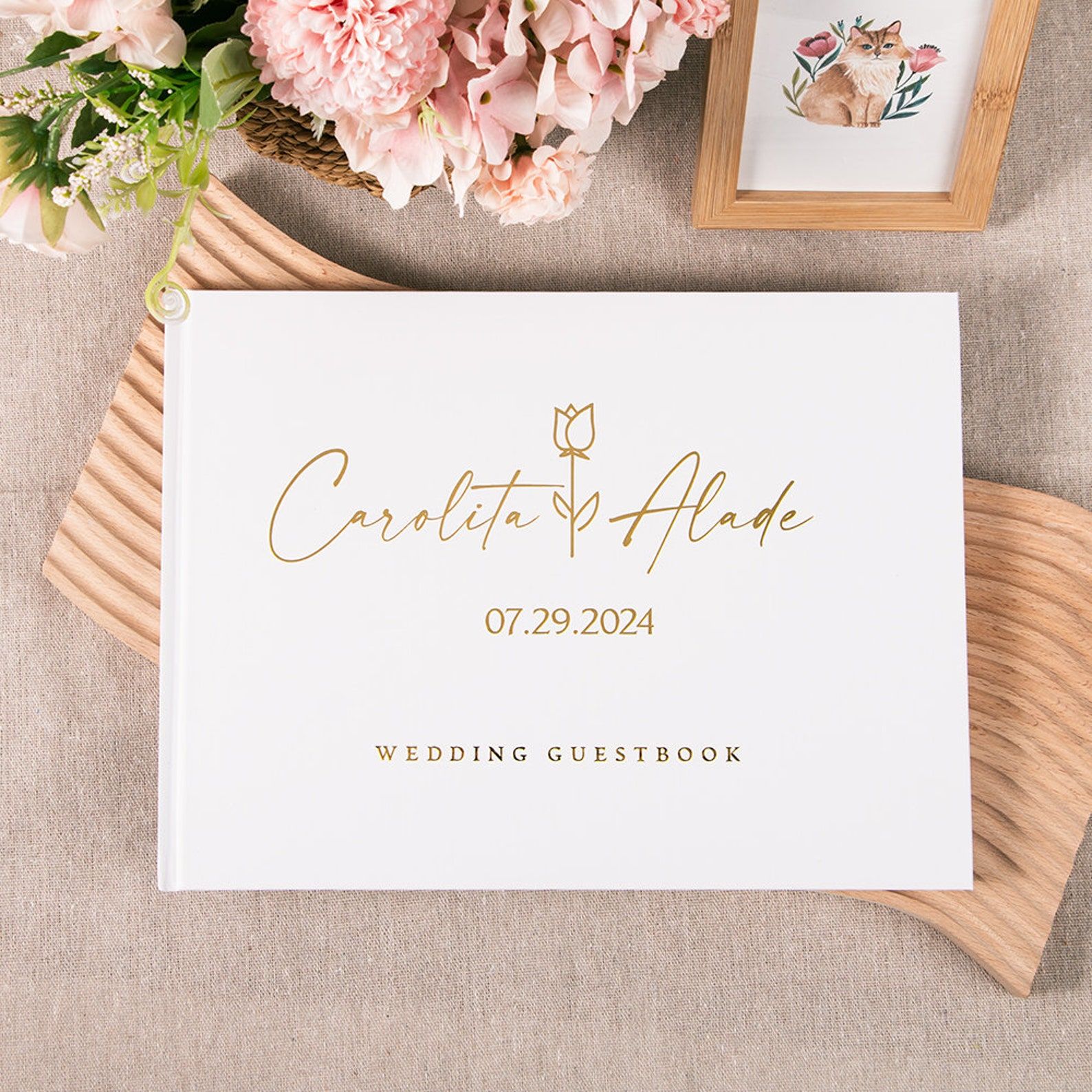 Custom Wedding Guestbook Perso – Personalized Guest Book recenzja i cena