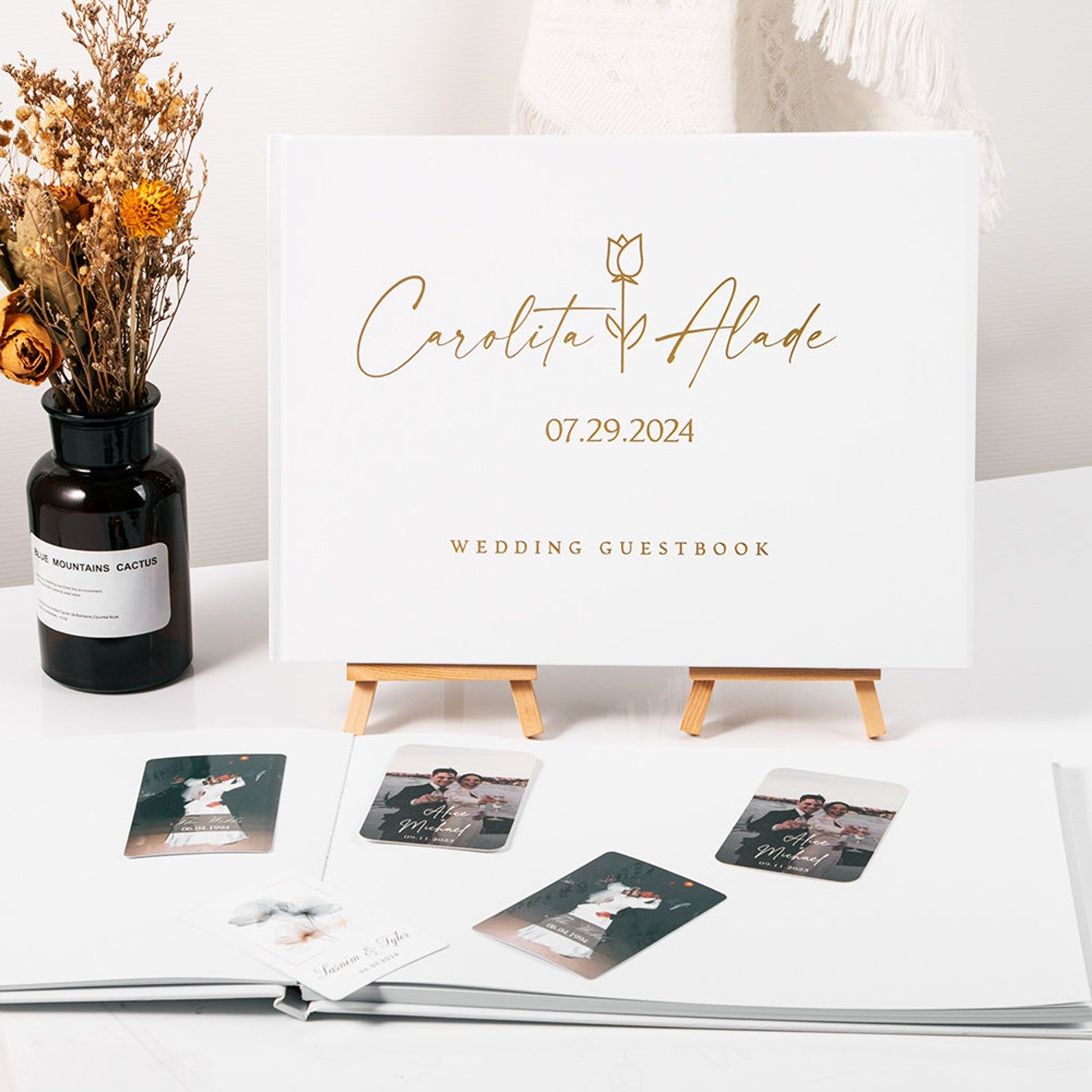 Custom Wedding Guestbook Perso – Personalized Guest Book recenzja i cena