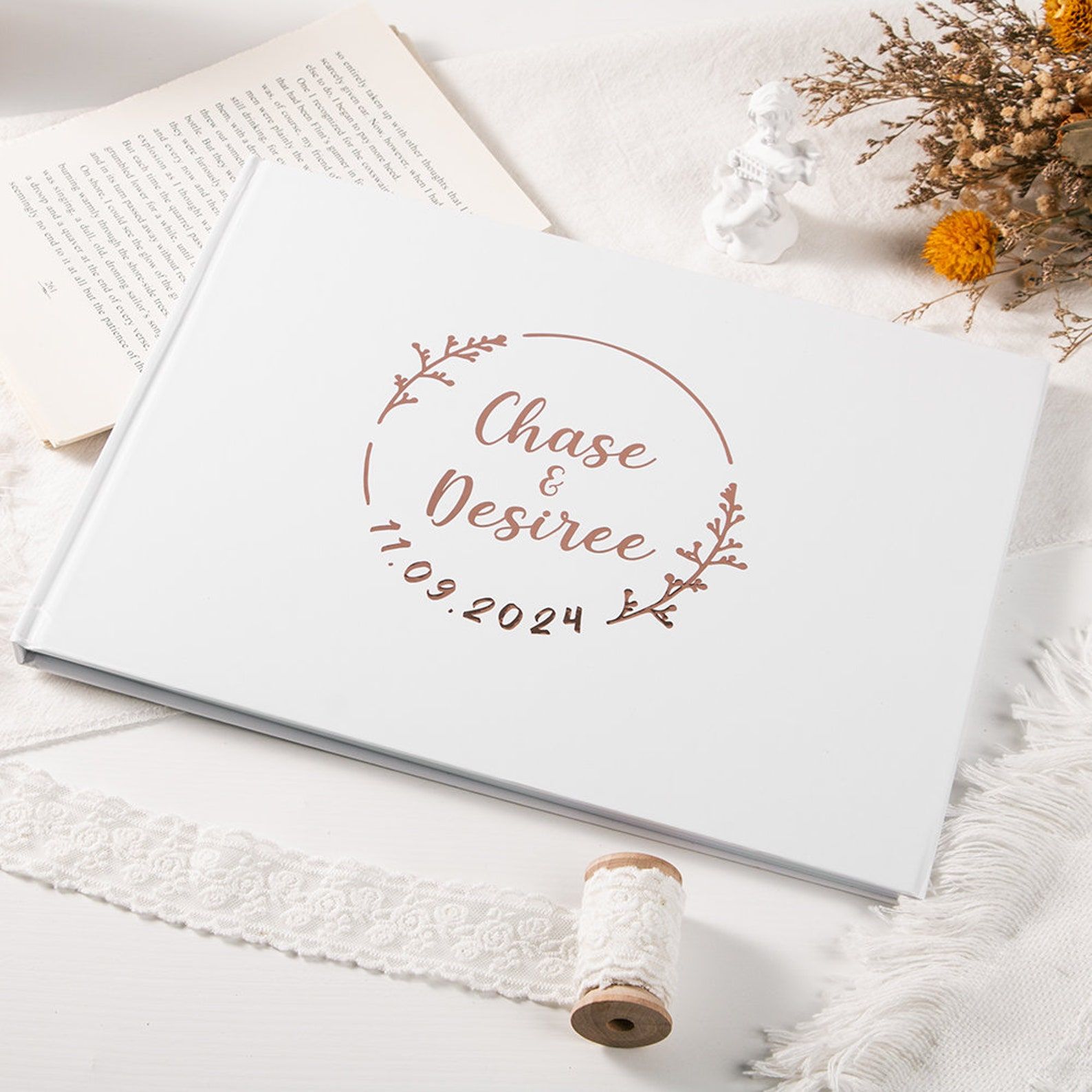 Custom Wedding Guestbook Perso – Personalized Guest Book recenzja i cena